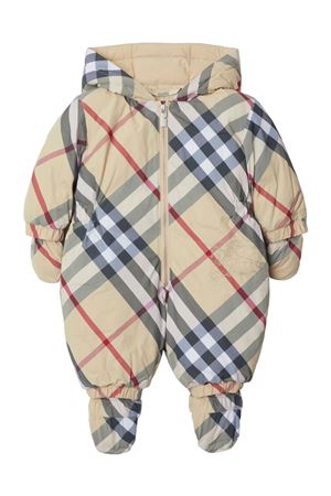 tuta in poliammide beige BURBERRY KIDS | 8088754A2205